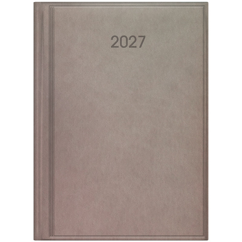 Щоденник датований BRUNNEN 2027 Стандарт Torino, темно-бежевий, 73-795-38-857