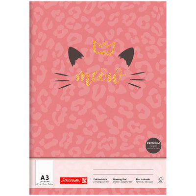 Альбом-склейка для малювання BRUNNEN Wild Cat, А3, 20 аркушів, 100 г/м2, 10 479 32 942