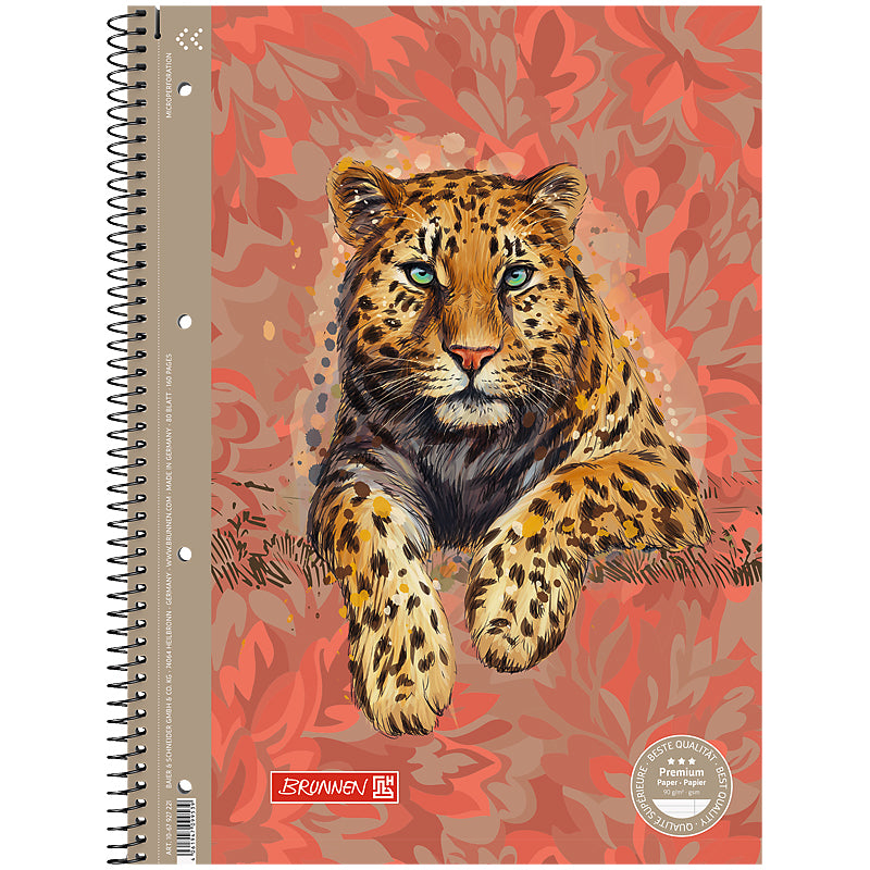 Коледж-блок BRUNNEN Premium, А4, лінія, 80 аркушів, Safari, 10-679 27 221