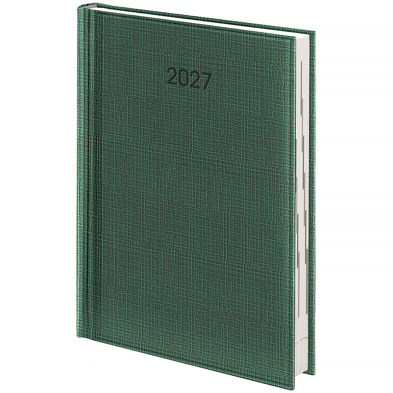 Щоденник датований BRUNNEN 2027 Стандарт Linetta, зелений, 73-795-30-507